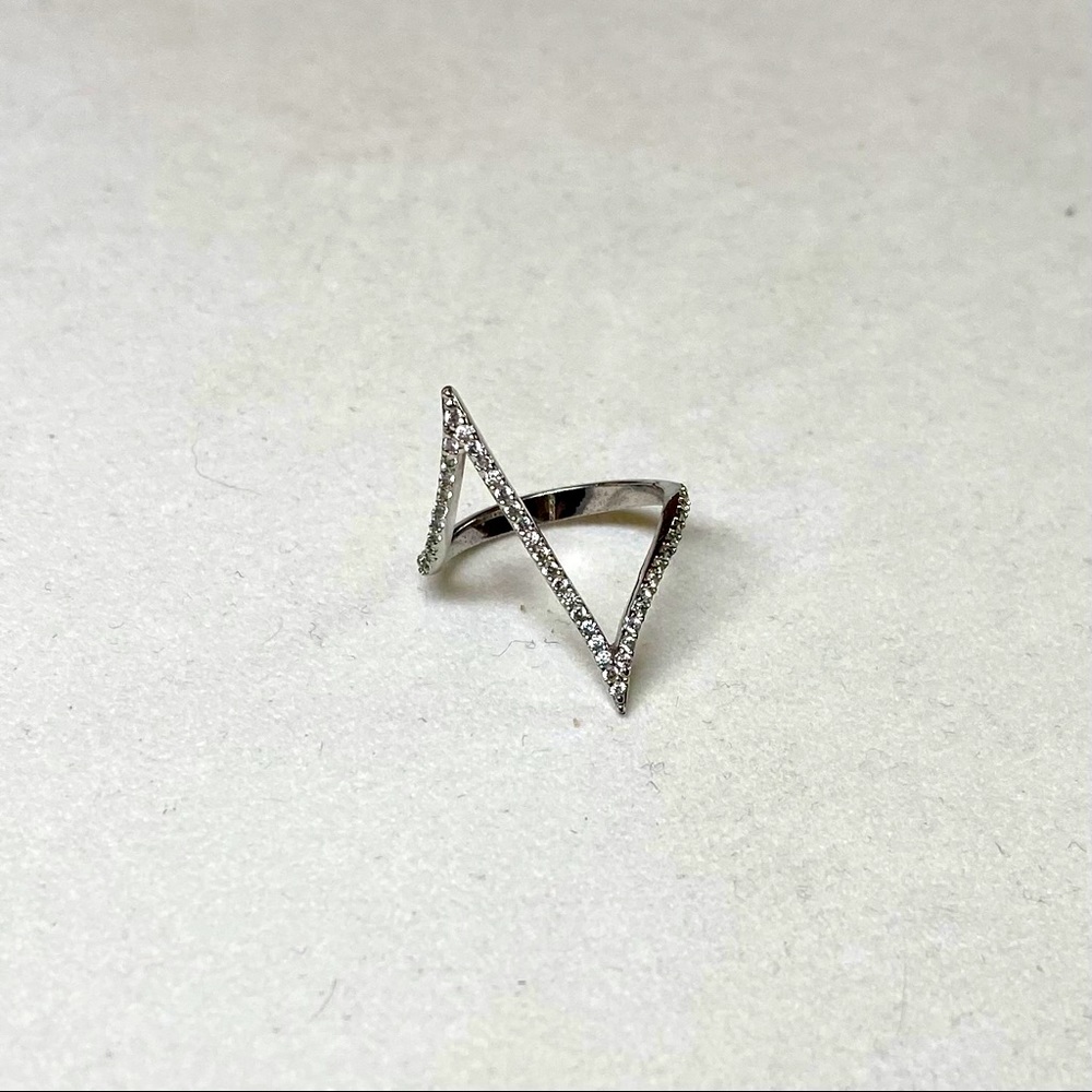 Zig Zag Silver Ring
